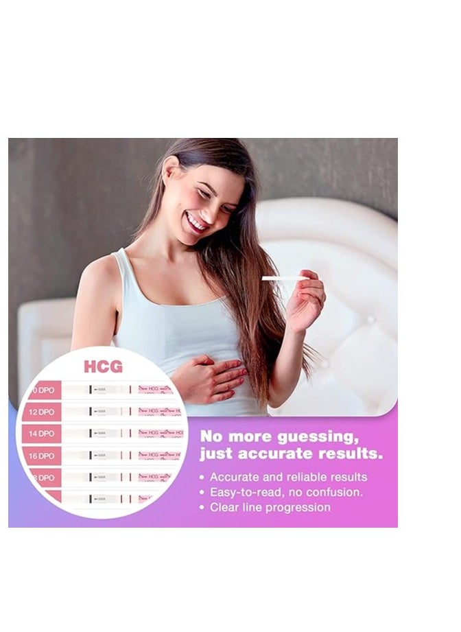 Ovulation And Pregnancy Test Strips Kit 25 Ovulation and 10 Pregnancy, Accurate Fertility Tracker OPK - 25LH + 10HCG