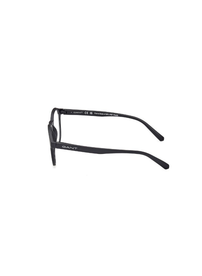 GANT Ga3301 Round Injected Frames For Men Size 50, Matte Black - Image 2