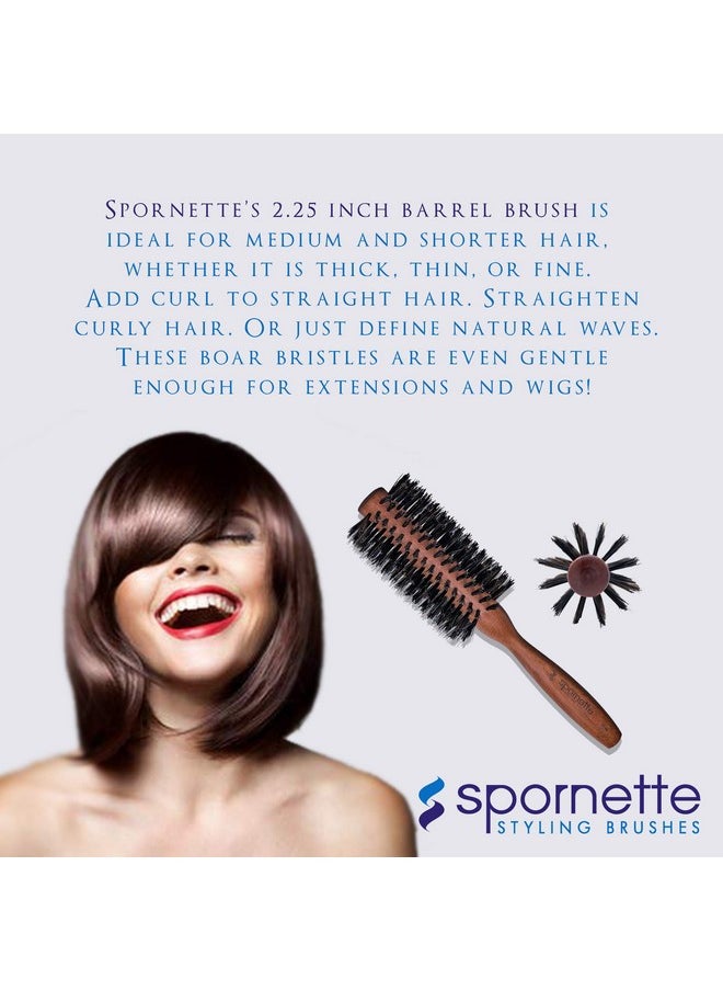 Spornette Italian 2.25 Inch Round Boar Bristle 854  - Image 3