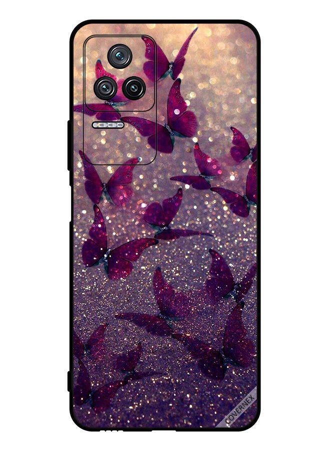 Covernex Protective Case Cover For Xiaomi Redmi K40S Glitter Butterflies - Image 1