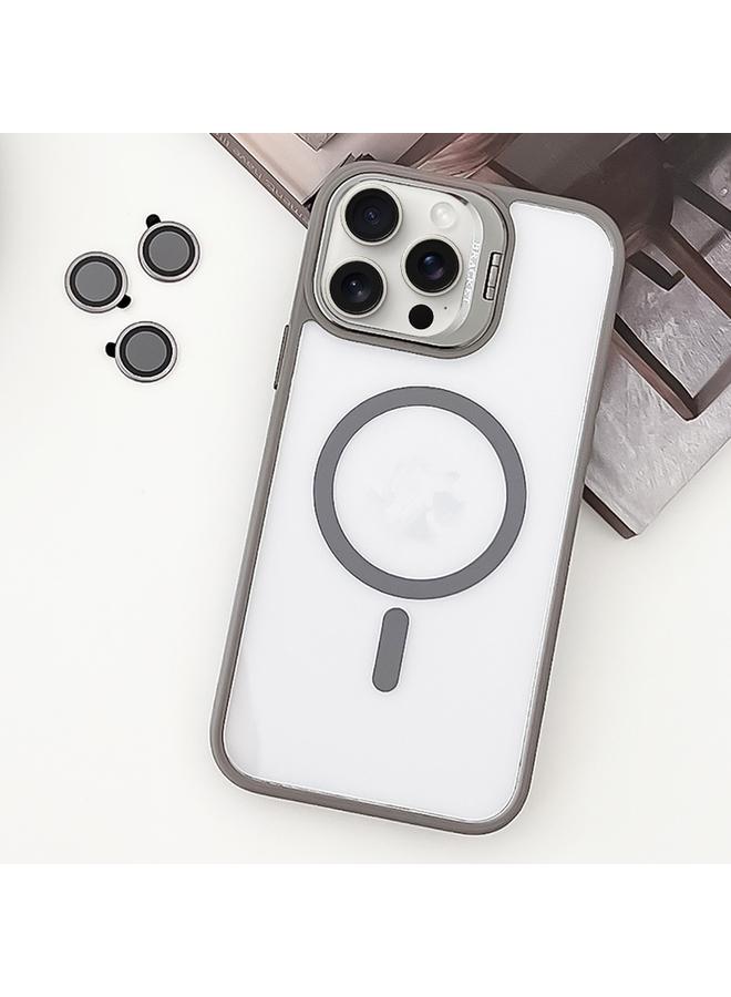 اس-توب جراب لهاتف iPhone 15 Pro Max MagSafe مصنوع من مادة TPU الهجينة المصنوعة من الأكريليك مع غشاء عدسة - Image 1