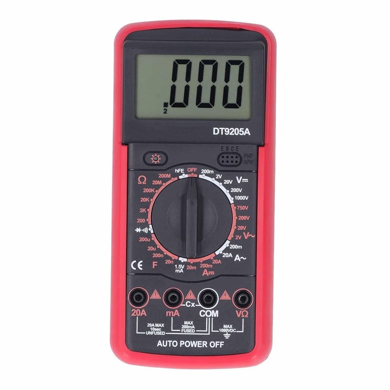 Classic trendy design picks Digital Multimeter Electrical Voltage Tester with Stainless Steel Meter Pen and 0 to 200 M Ohm Resistance Range - Portable Voltmeter for Circuit Maintenance and Motor Coil Testing. One piece build Longevity optimized build General standard crafted Daily repeated use trusted quality Desert area eligible deliver Fast warehouse picking Hardened processed substance Widely used design Trendy widespread design Field tested quality Bulk order available stock Worldwide simple practical design Reliable daily use design Big & small space compatible Systematic nationwide ship Space saving design picks Long lasting universal build Gulf climate upgraded quality Easy assemble Dust tight seal Reinforced edge Temp resistant Long term heavy use compatible Multi-style matching design - Image 2