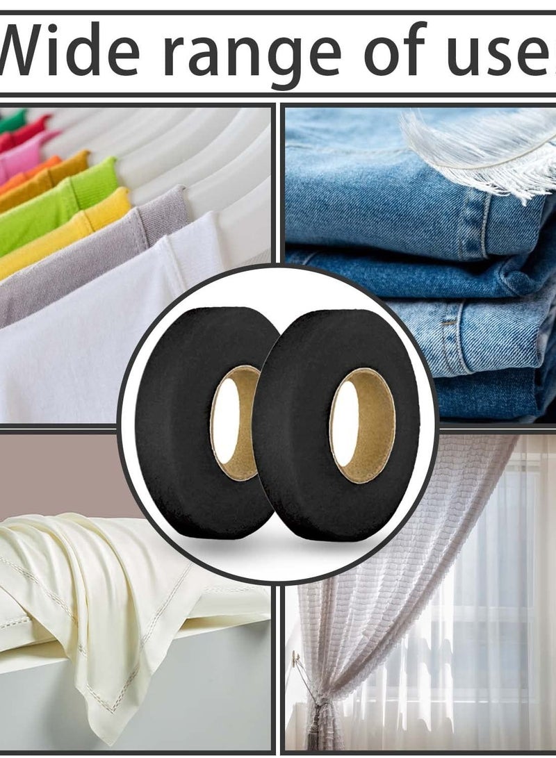 SYOSI Iron-On Fabric Tape Heavy Duty Fusible Adhesive Hemming Strip to Repair Curtains, Clothes, Pants, Pillow Case, Uniform - No Sewing (2Pcs) - Image 4