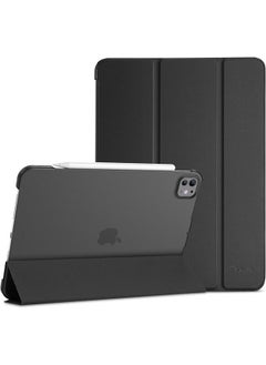 Procases Smart Case For Ipad Pro 11 Inch Case M4 2024 Model A2836 A2837 A3006 Slim Folio Stand Hard Back Shell Protective Tablet Cover For 5Th Generation Ipad Pro 11" M4 2024 Black  - Image 1