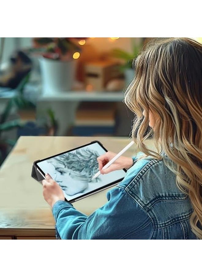 Procases - Smart Case For Ipad Pro 11 Inch Case M4 2024 Model A2836 A2837 A3006 Slim Folio Stand Hard Back Shell Protective Tablet Cover For 5Th Generation Ipad Pro 11" M4 2024 Black - Image 1