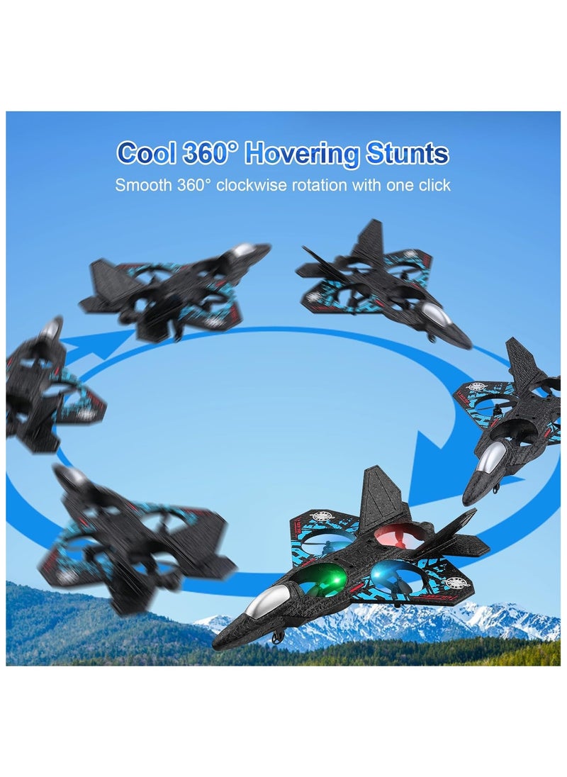 Mi VAZA - RC Aircraft, 2.4GHz Wireless Control Plane, L0712 4-Channel Remote Control Jet, Fighter-Style Remote Airplane, Toy Aeroplane with Colorful Lights, Ideal for Kids, Beginners, and Adults. - Image 1