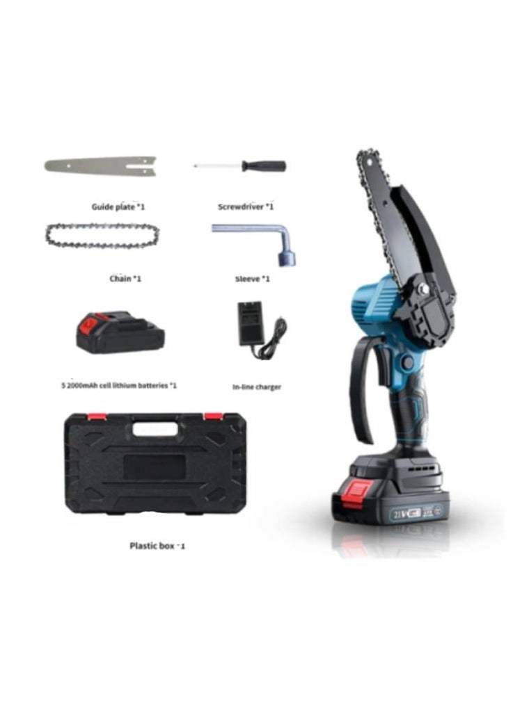 ارواق منشار كهربائي صغير لاسلكي قابل لإعادة الشحن بدون فرش للأعمال اليدوية والتجارة والاستخدام الخارجي - Image 1