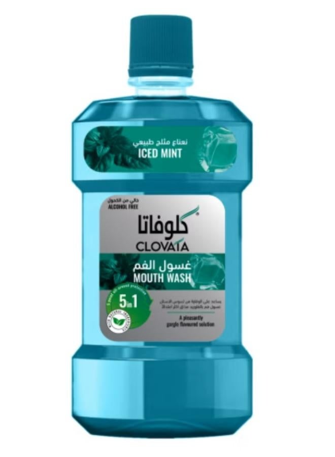 Clovata 5 in 1 Mouthwash Iced Mint - 250 ml - Image 1