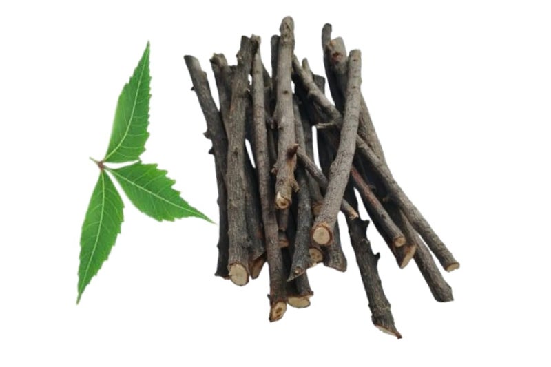 JETHIYA Organic Natural Neem Tree Wood Pure Dry Neem Wood Neem Ki Sukhi Lakdi Havan Samidha Kund Stick for Puja and Havan Samagri Navagraha Peace Medicinal use 4 kg - Image 1