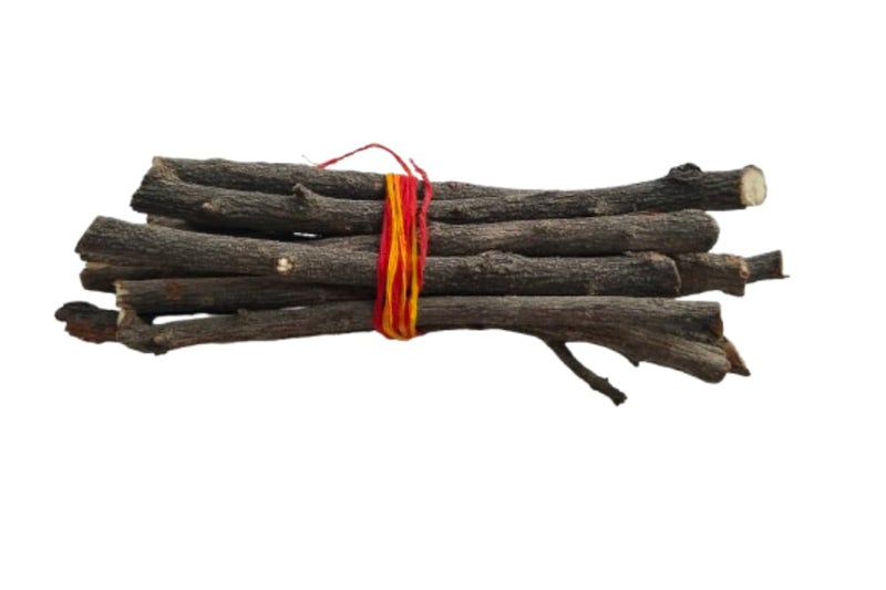 JETHIYA Organic Natural Neem Tree Wood Pure Dry Neem Wood Neem Ki Sukhi Lakdi Havan Samidha Kund Stick for Puja and Havan Samagri Navagraha Peace Medicinal use 4 kg - Image 2