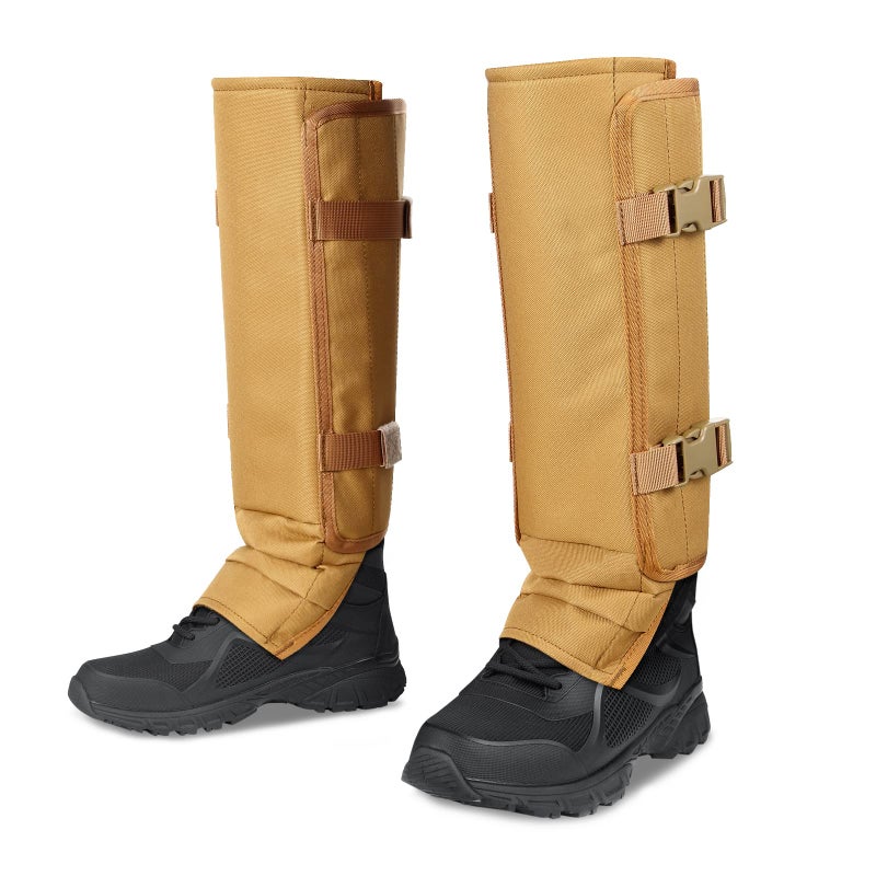 HUNTARMOR Snake Gaiters Leg Guards: Waterproof Snake Chaps for Hunting, Adjustable Leg Gaiter Snake Bite Protection for Lower Legs, Lightweight Flexible Design Snake Guards Fits Men & Women - Image 1
