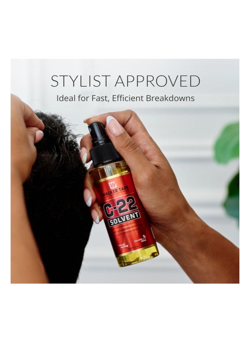 Walker Tape C22 Solvent Spray Hair Adhesive Remover 4 oz Adhesive Remover for Lace Wigs, Toupees and Tape-in Hair Extensions - Image 5
