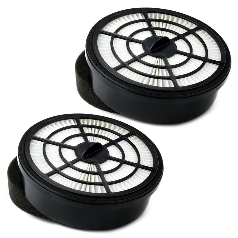 OVENTE Replacement Filter for ST2620 Bagless Canister Vacuum Cleaner Pack of 2 with UltraDust and Small Particles Filtration Easy to Remove and Install Black ACPST26702