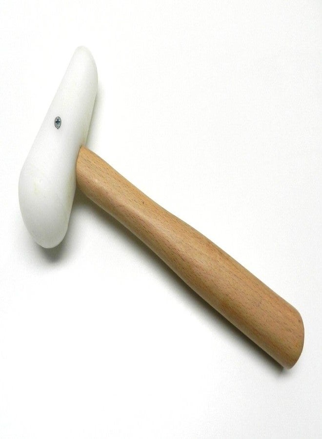 JTS Domed Nylon Hammer Large 5" Head Plastic Mallet Forming Dapping Metalsmith 8 Oz - Image 1