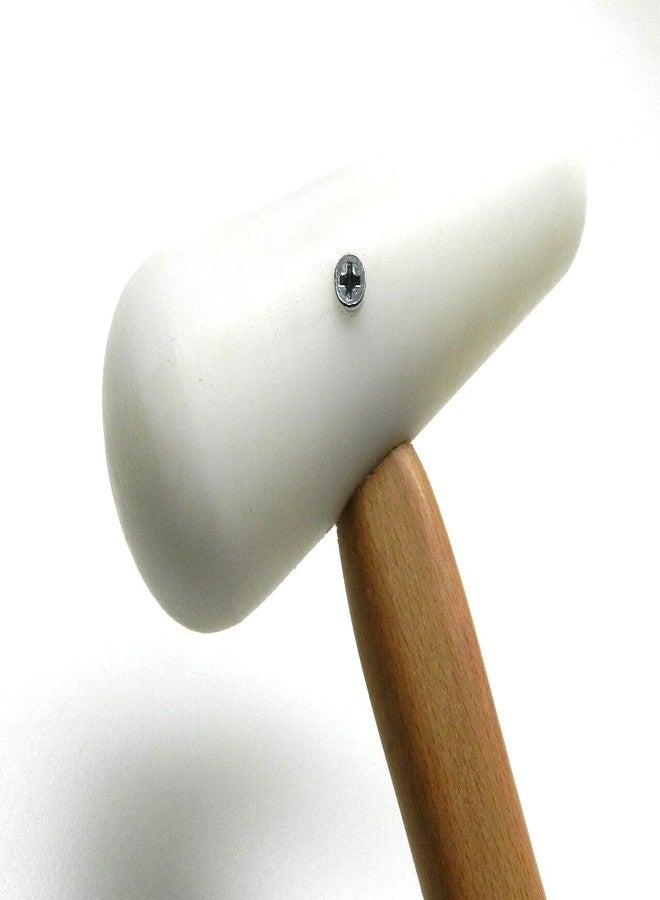 JTS Domed Nylon Hammer Large 5" Head Plastic Mallet Forming Dapping Metalsmith 8 Oz - Image 3