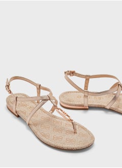 GUESS Meaa Strappy Flat Sandals  - Image 4