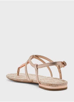 GUESS Meaa Strappy Flat Sandals  - Image 3