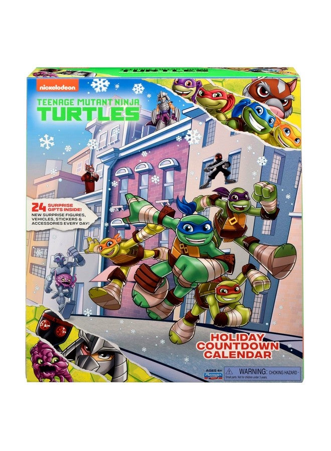 تيناجر ميوتنت نينجا ترتلز سلاحف النينجا المراهقة المتحولة: تقويم العد التنازلي للعطلات من إنتاج Playmates Toys - Image 4