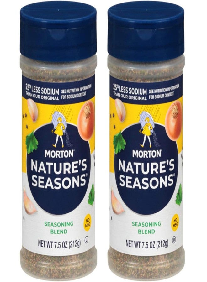 Morton Nature's Seasons Reduced Sodium, 7.5oz, 2 Pack - Image 1