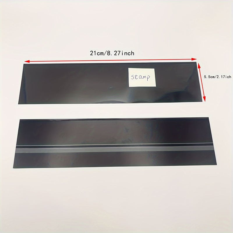 20pcs Transparent 215x55mm Double Sided Post Guard Tape Stamp Storage Folder Protective Holder Collection Album For Gift - Image 1