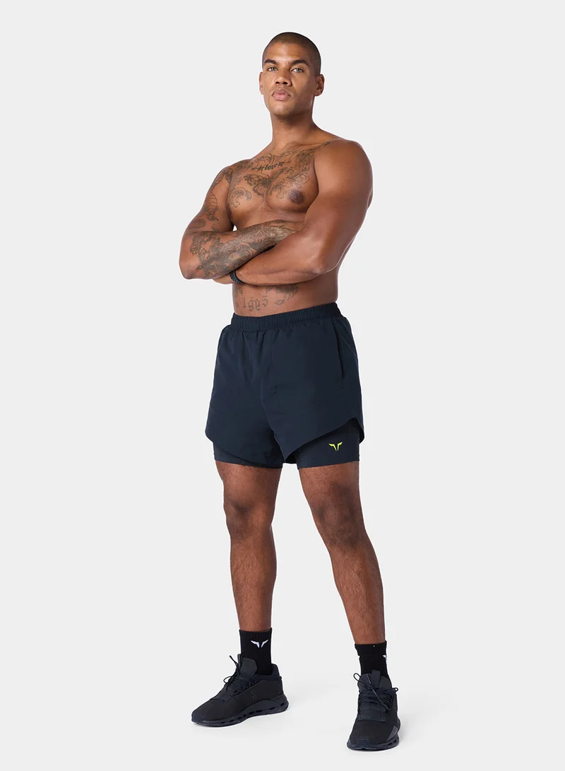 سكوات وولف 5" Performance 2In1 Shorts