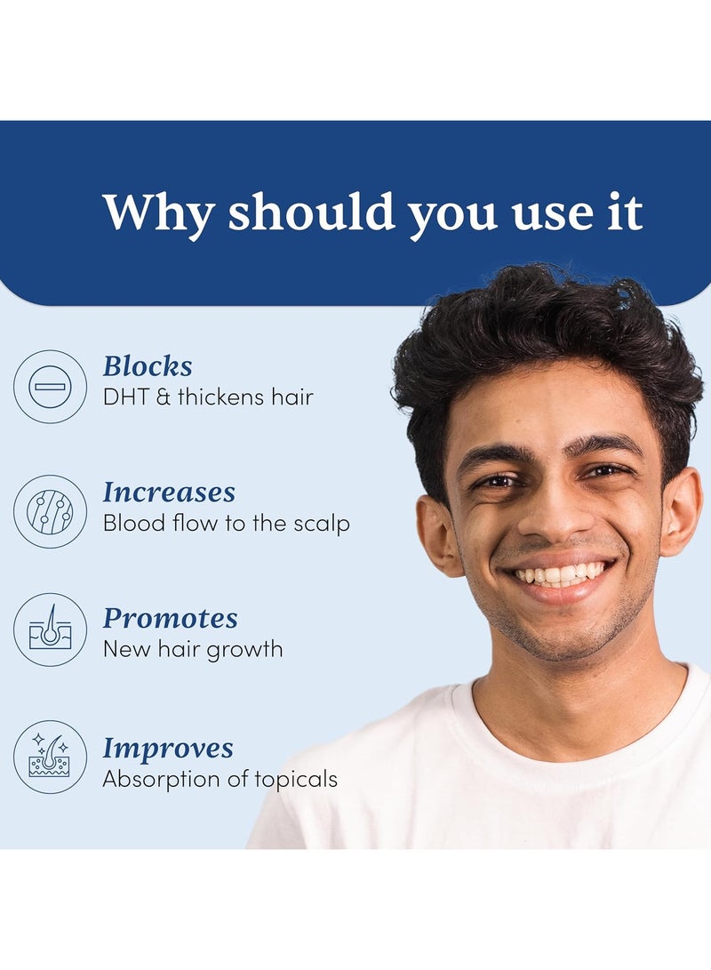 Man Matters Advanced Hair Serum 30ml - 23% actives (3% Redensyl, 2% Anagain & 1% Aminexil, Rosemary Leaf Extract) - Improves Hair Density & Promotes Hair Growth - Paraben Free - Image 2