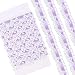 Winsyison 2 Yards Bow Lace Trim Ribbon Vintage Lace Ribbon Roll for Bridal Bow Trim Sewing Accessories for Bouquet Packaging Wrapping Wedding Decorations DIY Crafts Light Purple - Image 2