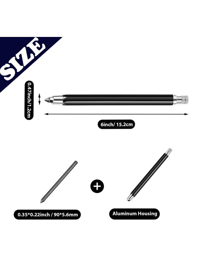Outus 3 قطع قلم رصاص ميكانيكي 5.6 مم حامل قلم رصاص أوتوماتيكي للرسم التخطيطي والتظليل والحرف والفن والرسم والأعمال الخشبية - Image 4