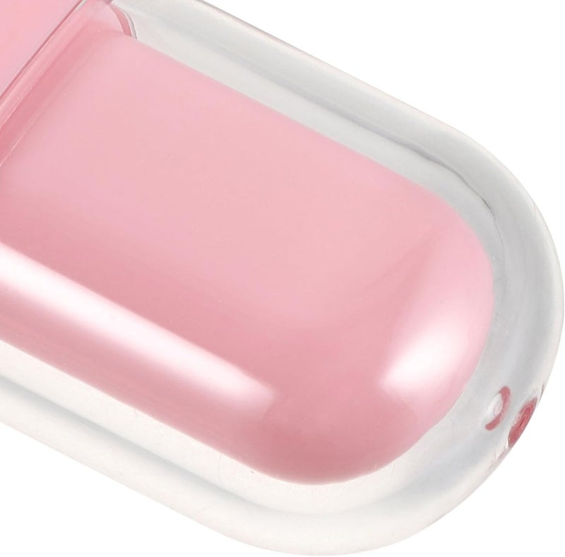 8pcs Lip Gloss Tubes Empty - Plastic Small Refillable Makeup Tube with Wand for Home and Travel Use - 3ml Oval Lip Balm Container Bottles Pink - Image 3