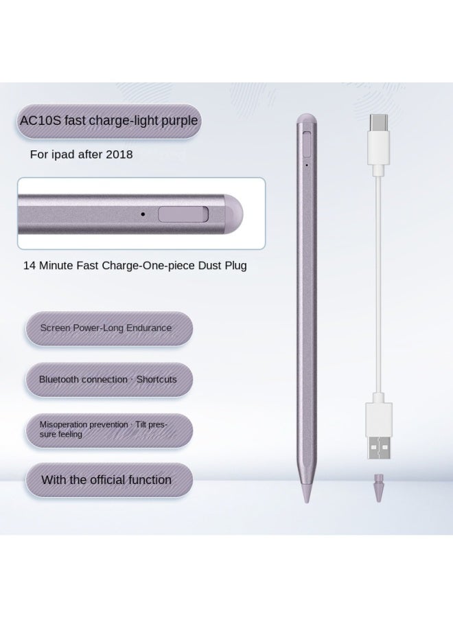 قلم آيباد ستايلس متوافق مع Apple Pencil قلم شاشة لمس لوحي قلم رقمي بلوتوث قلم خط يد ستايلس - Image 1