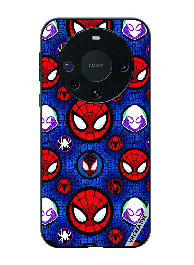 Protective Case Cover For Huawei Mate 60 Spiderman Design Multicolour