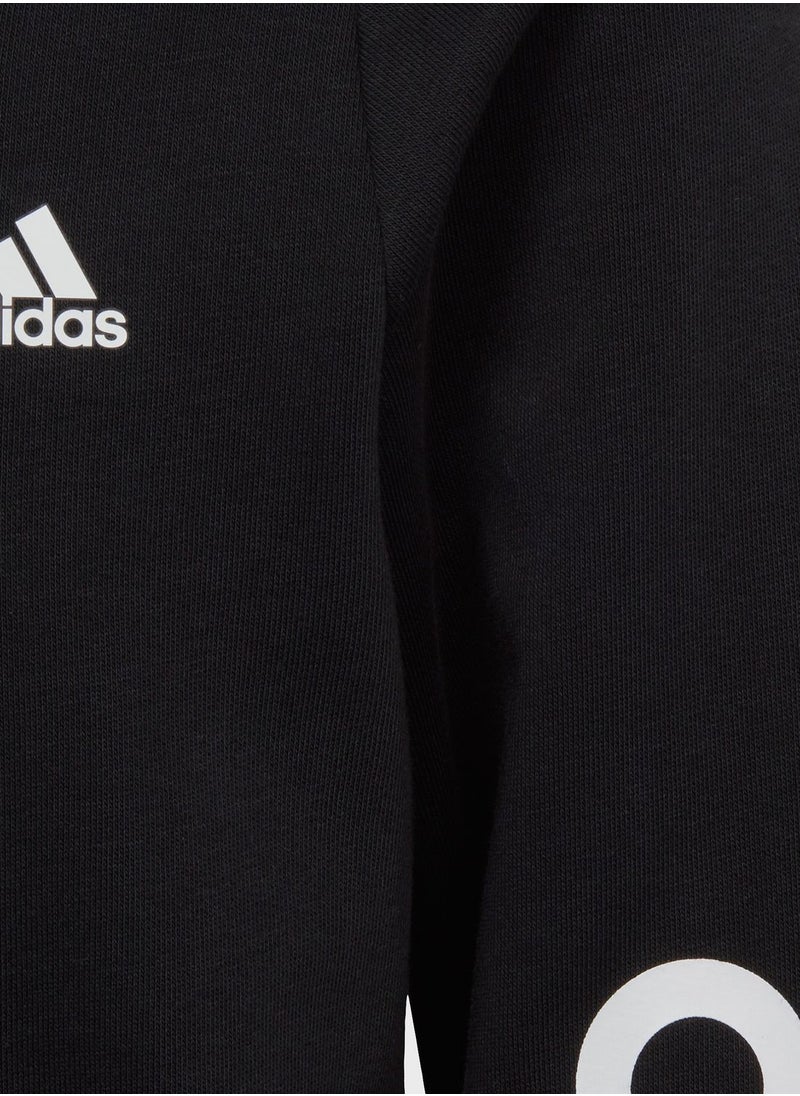 Adidas - Kids Essential Linear Logo Hoodie - Image 1