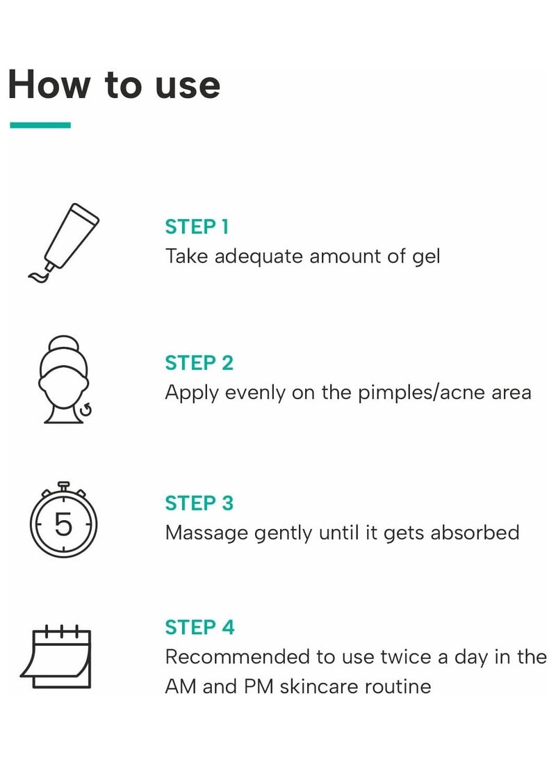 DERMATOUCH - Salicylic Acid 2% Niacinamide 6% Anti-Acne Oil-Free Gel For Active Acne, Oil Balancing, Pore Tightening 30 G (Pack Of 1) - Image 1