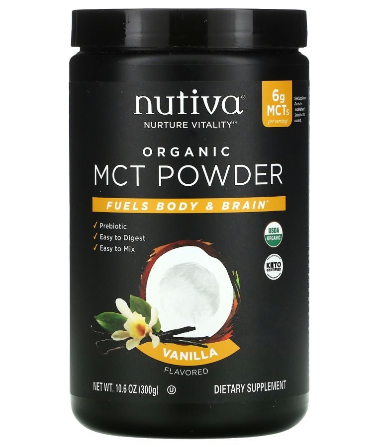 Organic MCT Powder Vanilla 10.6 oz (300 g)