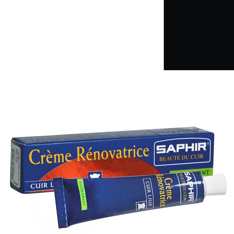 Saphir Beaute du Cuir Renovating Cream 25 ml - Black - Image 1