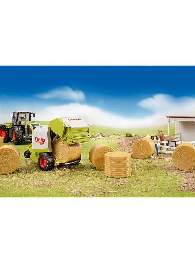 Bruder 02344 Accessories - Set of 4 Round Hay Bales Brown - Image 2