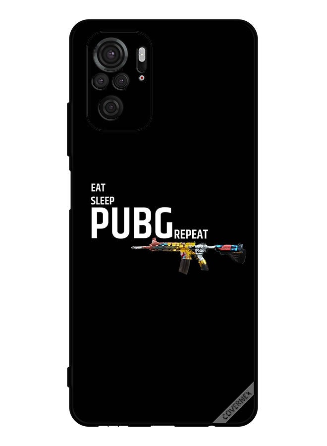 Covernex Protective Case Cover For Xiaomi Redmi Note 10S 4g Eat Sleep Pubg Repeat - Image 1