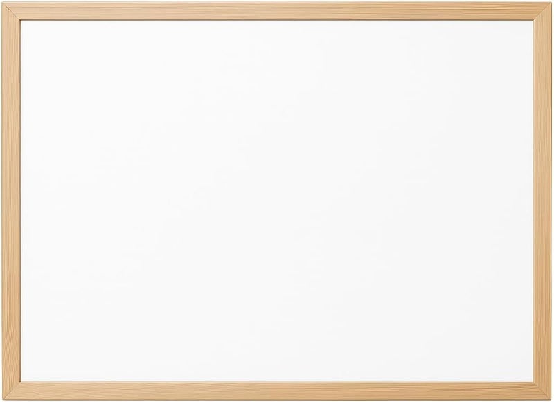 Fitto White Board 30cm x 40cm with Wooden Frame for Home, Office, School, Dry Erase Board - Image 1