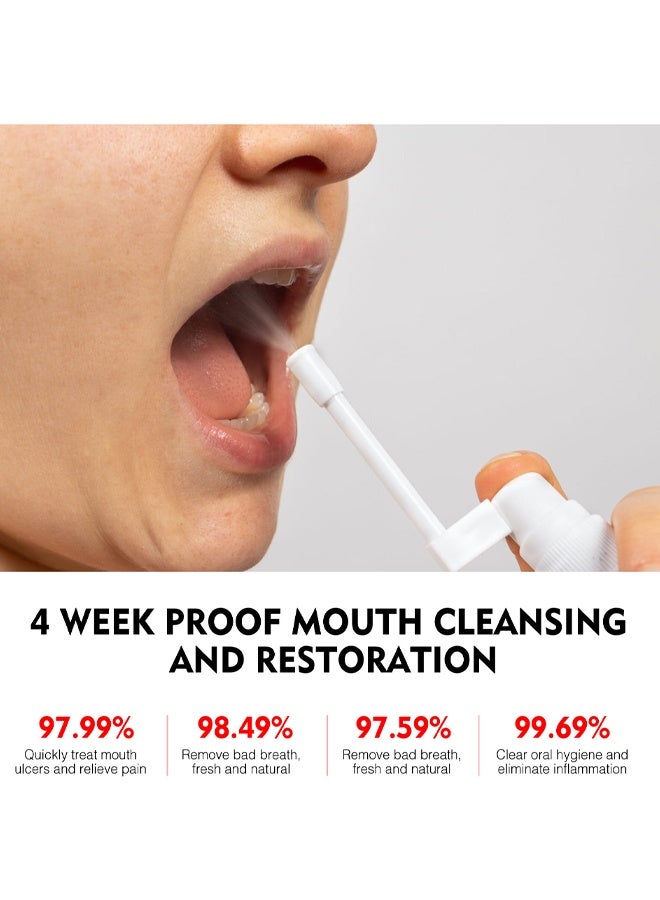 EELHOE Mouth Relief Spray, Gum Protect Repair Spray, Instant Gum Soothing Spray, Relieve Gum Swelling And Toothache, Whiten Teeth, Reduce Gum Recession 25ml - Image 2