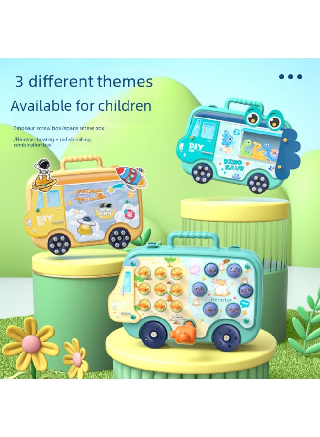 Children's Screw-twisting Educational Toy Nut Combination Screw Disassembly Simulation Electric Baby Repair Toolbox Toy - Image 2