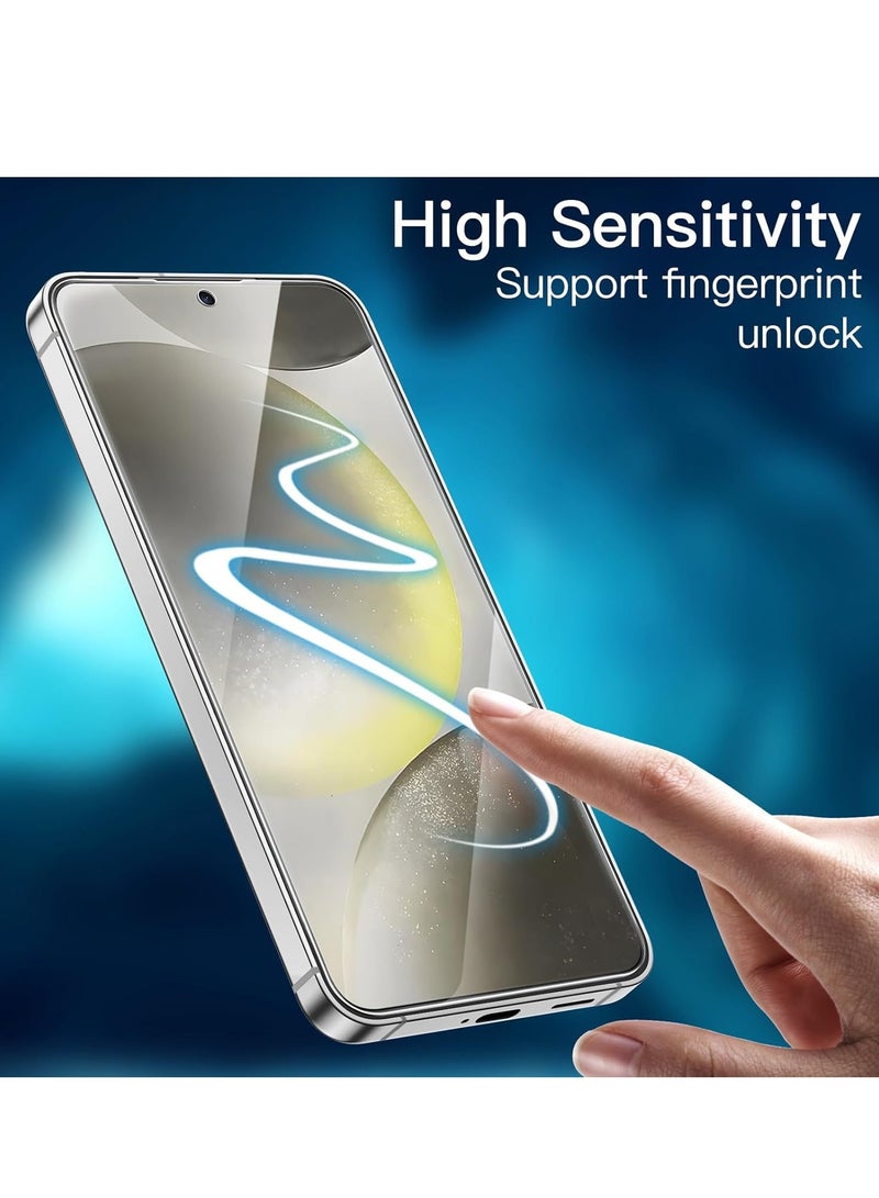 BORTONY Samsung Galaxy S24 Screen Protector HD Clear With 3-Pack Anti-scratch Ultra Resistant Clear Tempered Glass For Samsung Galaxy S24 5G 6.2-inch - Image 3