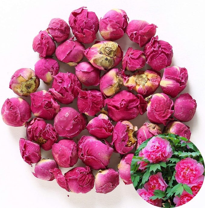 NATURAL DRIED PEONY FLOWERS - 4 OZ