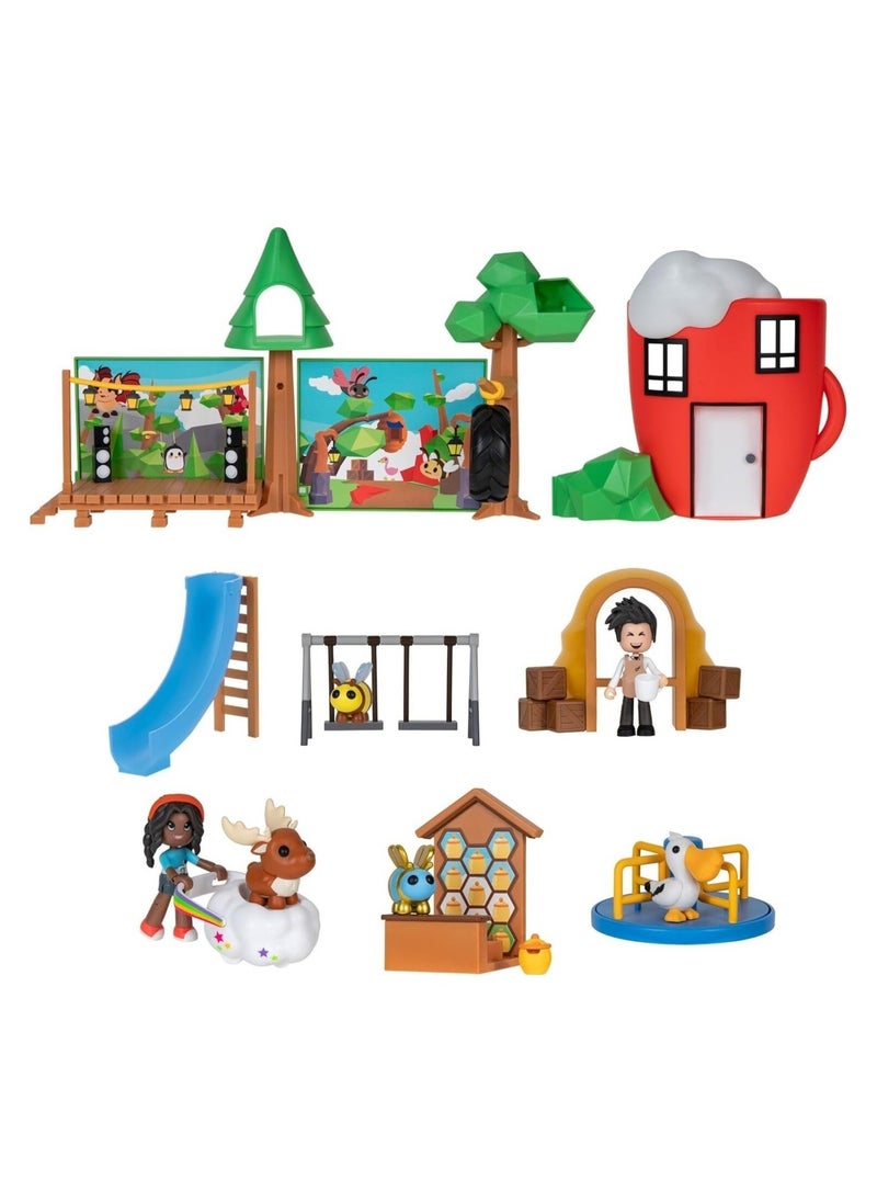 Jazwares Adopt Me Coffee Shop And Park Playset | Collectible Figure | Figure Playset | Perfect Gift for Kids and Collectors  - Image 2