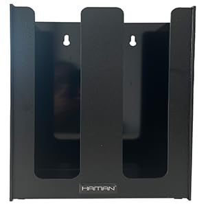 HAITIAN Paper Cup Holder 4mm thickness ABS Material Color Black 2 Compartments