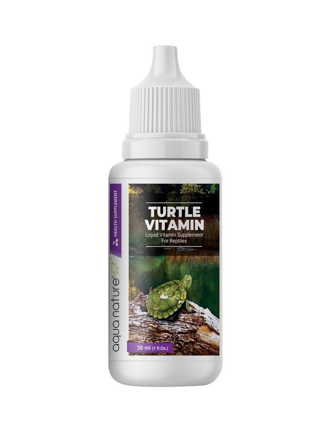 aqua nature قطرات عين السلحفاة من أكوا ناتشر كومبو خاص، كالسيوم السلحفاة وقطرات فيتامين السلحفاة لعلاج العين المتورمة والمصابة ولتقوية القشرة وتوفير الفيتامينات والمعادن الصحية لرعاية السلحفاة (30 مل) - Image 2