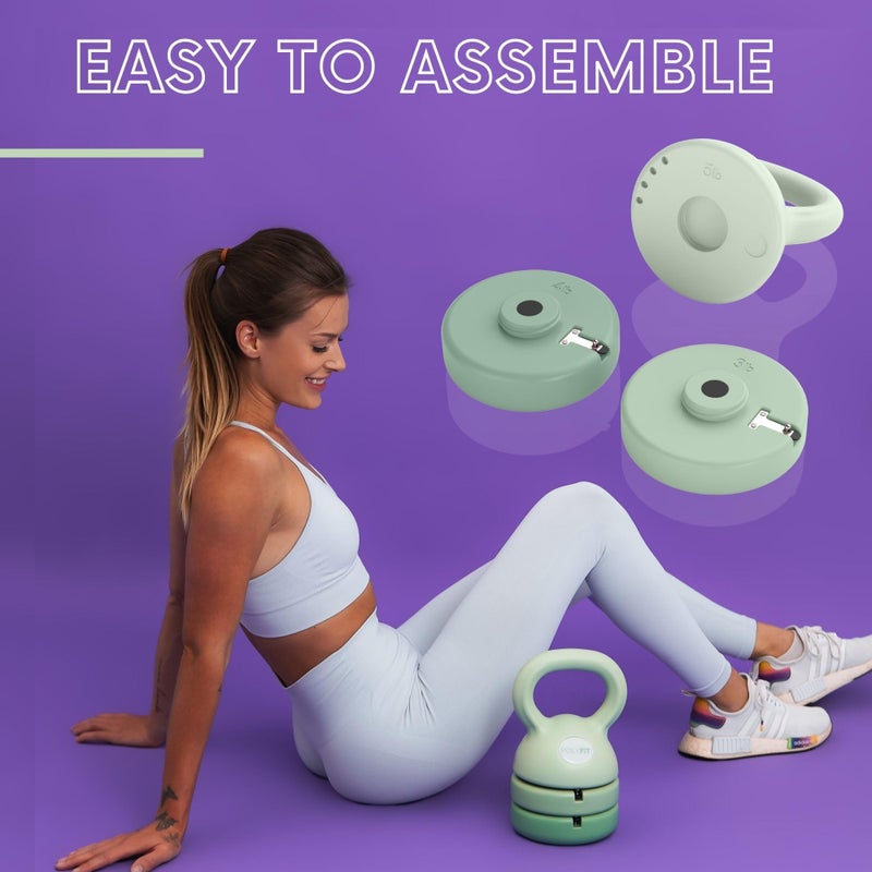 Polyfit Adjustable Kettlebell | 5 lb - 12 lb | Kettlebell Weights Set for Home Gym - Image 5