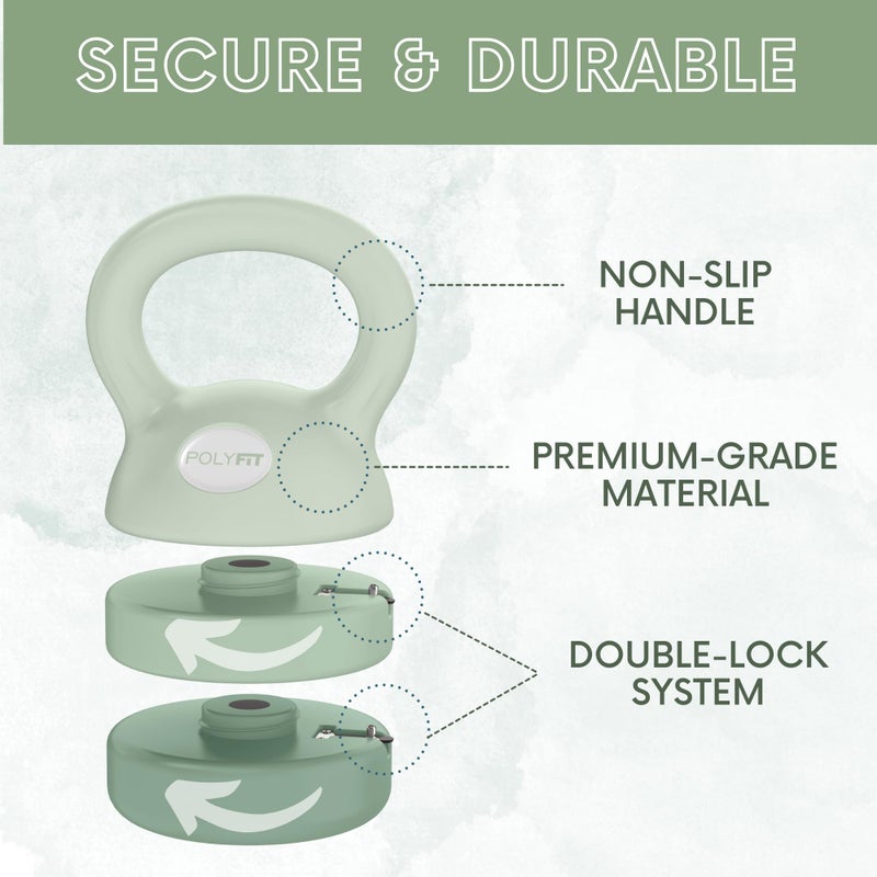 Polyfit Adjustable Kettlebell | 5 lb - 12 lb | Kettlebell Weights Set for Home Gym - Image 4