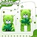 Kasyat St Patricks Day Bear Stuffed Animal with Shamrock 12 Inch Plush Bear Cute Stuffed Bear Plushie Shamrock Lover Birthday St Patricks Day Party Favor Gifts - Image 4