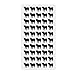 Sunny Bride 50 Wedding Meal Stickers Food Identifier Menu Choice Place Cards for Party Seating Meal Option Indicator Black Beef - Image 3