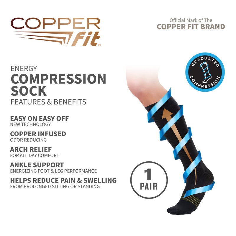 Copper Fit 1 Pair, Black, Large/X-Large - Image 2